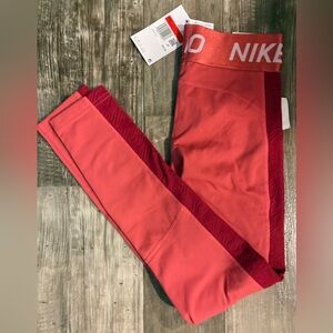 Nike Girls Coral Performance Leggings
